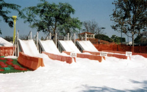 Snow Slide In Summer