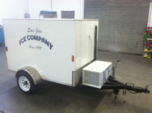 ice storage mini trailer